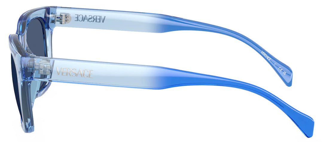 Versace KIDS VK 4006U 553280 Square Plastic Blue Sunglasses with Blue Lens