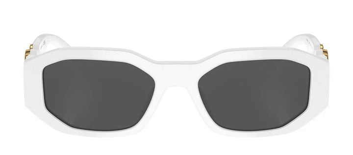 Versace KIDS VK 4429U 314/87 Irregular Plastic White Sunglasses with Grey Lens