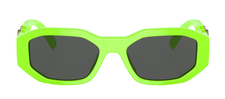 Versace KIDS VK 4429U 536987 Irregular Plastic Green Sunglasses with Grey Lens
