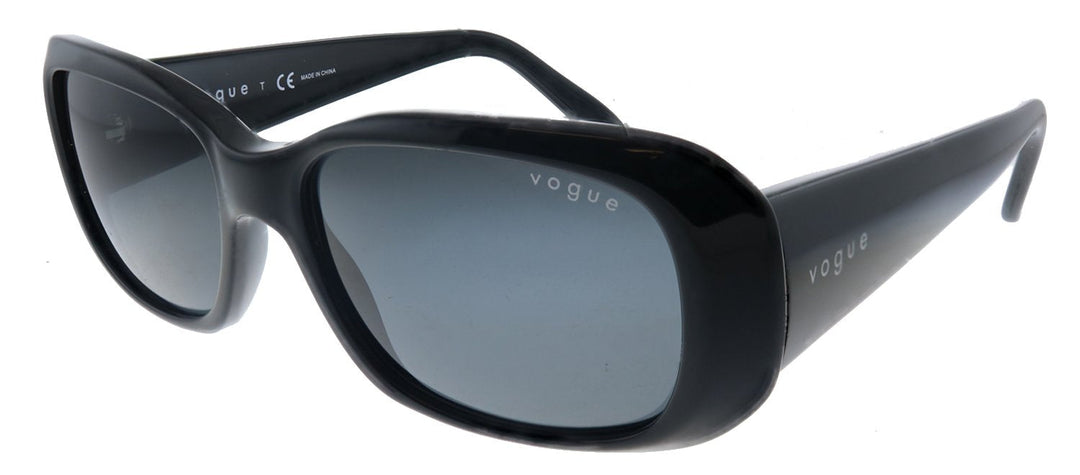 Vogue Eyewear VO 2606S W44/87 Rectangle Plastic Black Sunglasses with Grey Lens