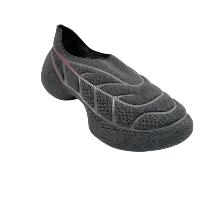 Givenchy Grey/Red TK-360 Plus Sneakers