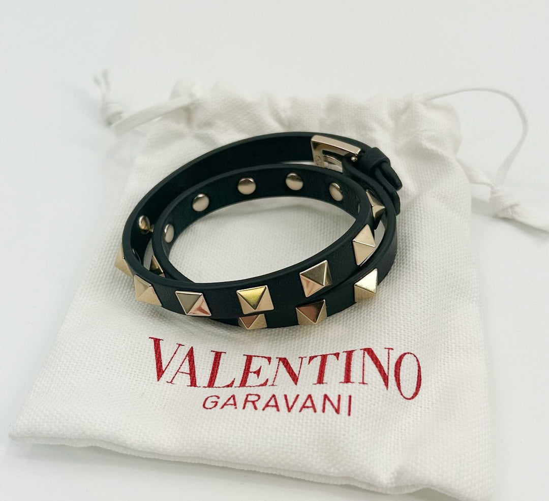 Valentino Garavani Rockstud Double-Strap Bracelet