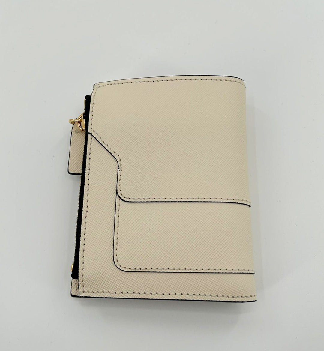 Marni Women's Leather Bifold Wallet - Beige