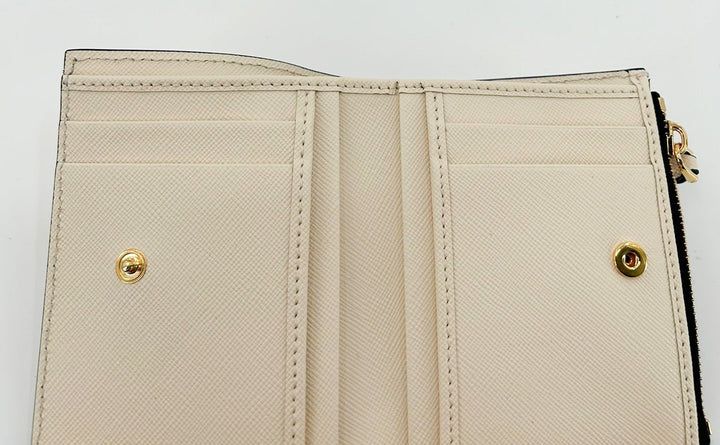 Marni Women's Leather Bifold Wallet - Beige