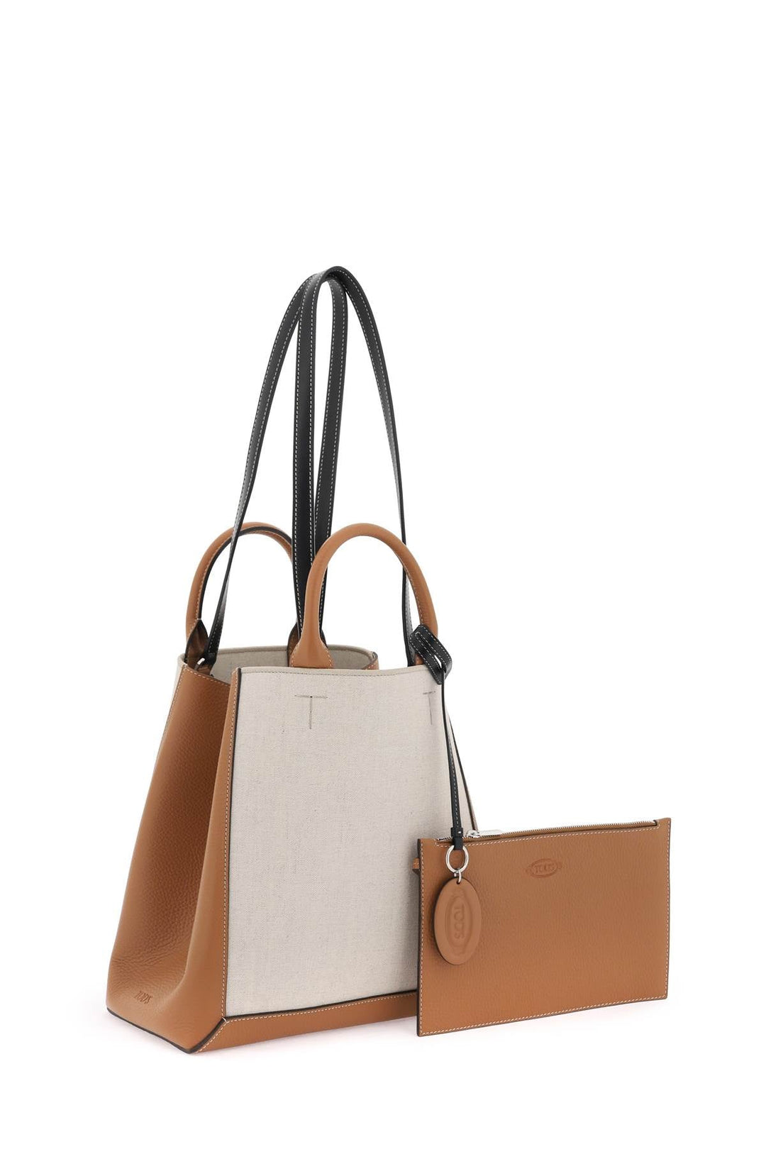 Tod's Canvas & Leather Small Tote Bag