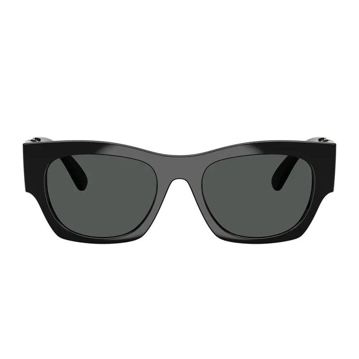 Versace Sunglasses Square Full Rim, Black Frame and Dark Grey Lens VE4479UGB1/87