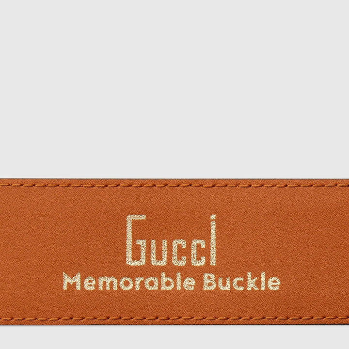 Gucci Light Brown Double-Sided Leather Belt with Gold G Buckle – Unisex