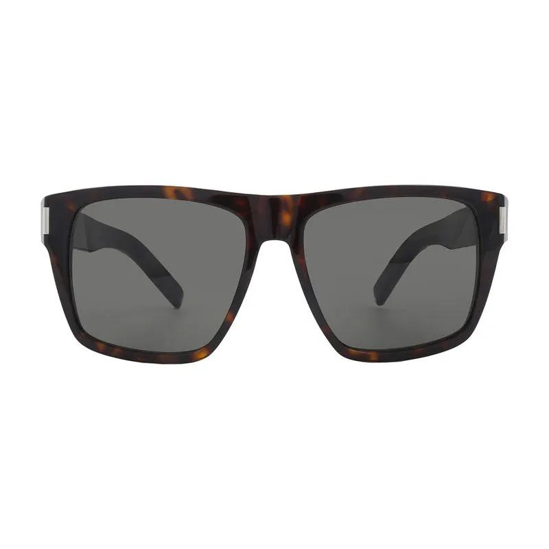 Saint Laurent Sample Sale | Saint Laurent Sunglasses Square Full Rim, Havana Frame And Grey Lens Sl424002 - Sunglasses | Designer outlet