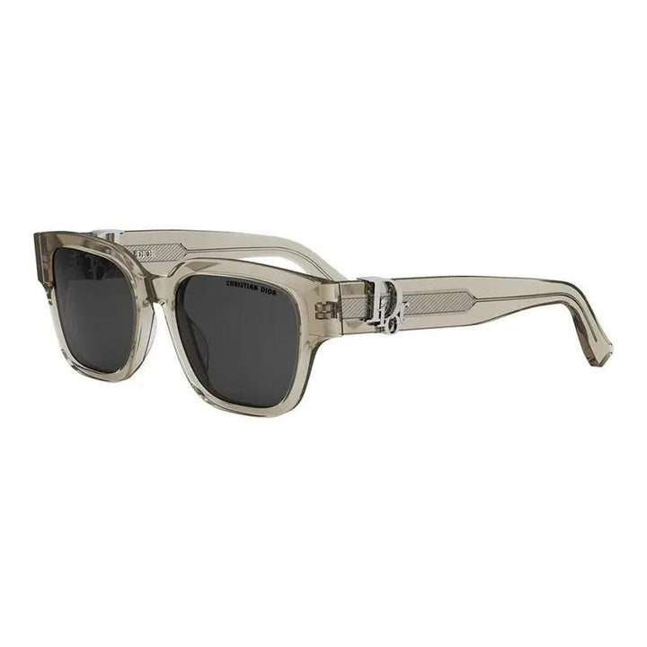 Dior Sunglasses Square Full Rim, Crystal Khaki Green Frame And Grey Lens Obliques1F78A0
