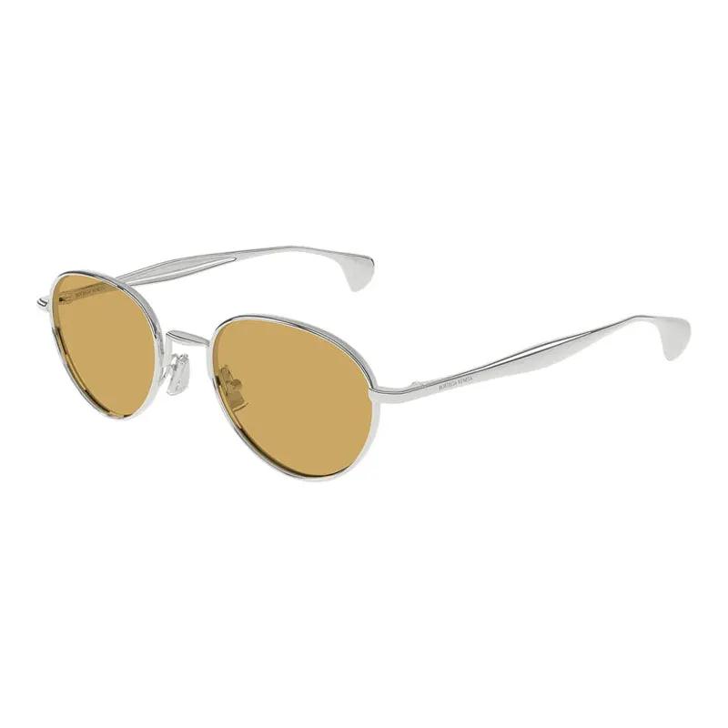 Bottega Veneta Sample Sale | Bottega Veneta Sunglasses Cat Eye Full Rim, Silver Frame And Brown Lens Bv1396S001 - Cat Eye Sunglasses | Designer outlet