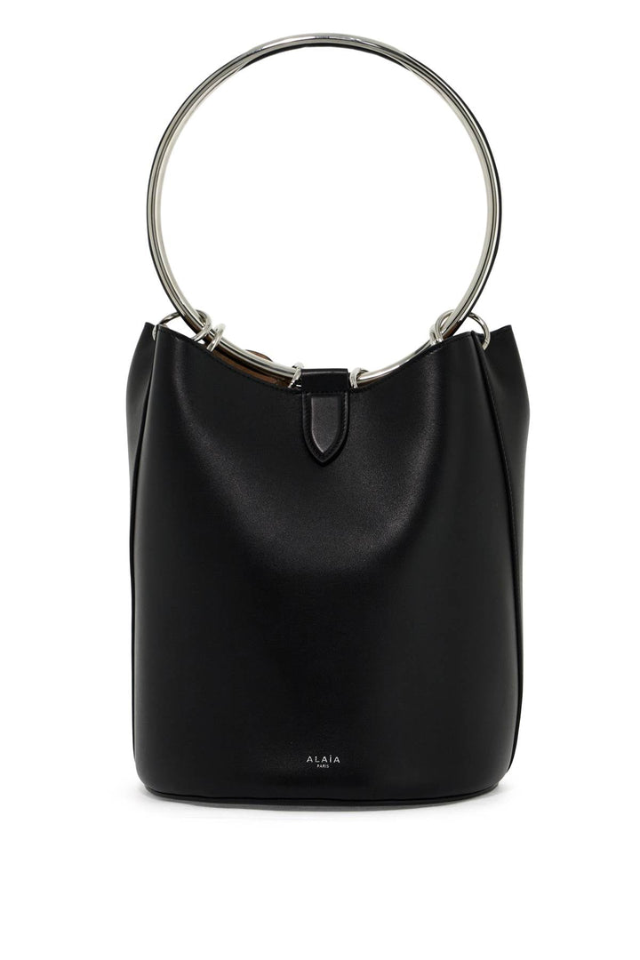 Bags - Alaia Leather Ring Bucket Bag With Lar Design - 242449ABS000006 - 999 - os - Ask Me Wear