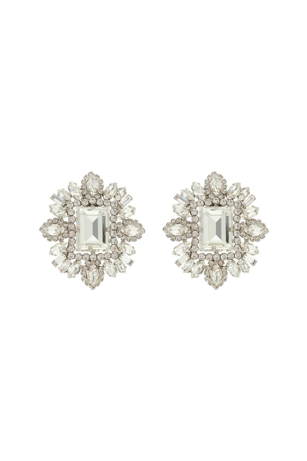 Earrings - Alessandra Rich Crystal Earrings - 242368AGL000002 - 0001 - os - Ask Me Wear