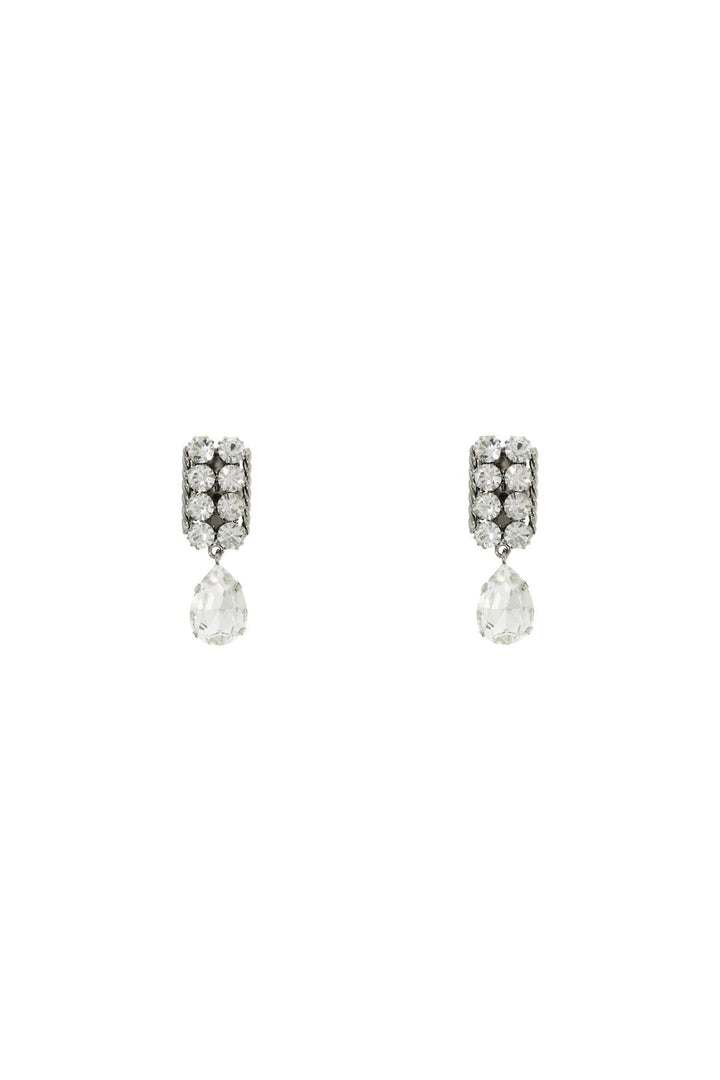 Earrings - Alessandra Rich Dangling Clip - On Earrings - 242368ABG000001 - 0001 - os - Ask Me Wear