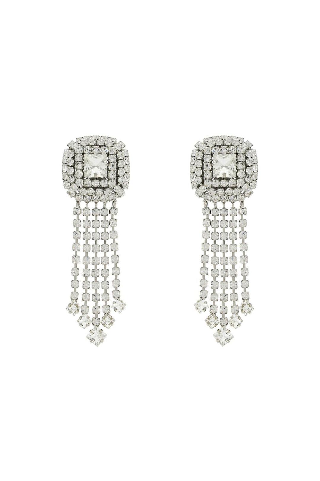 Earrings - Alessandra Rich Dangling Clip - On Earrings - 242368ABG000008 - 0001 - os - Ask Me Wear