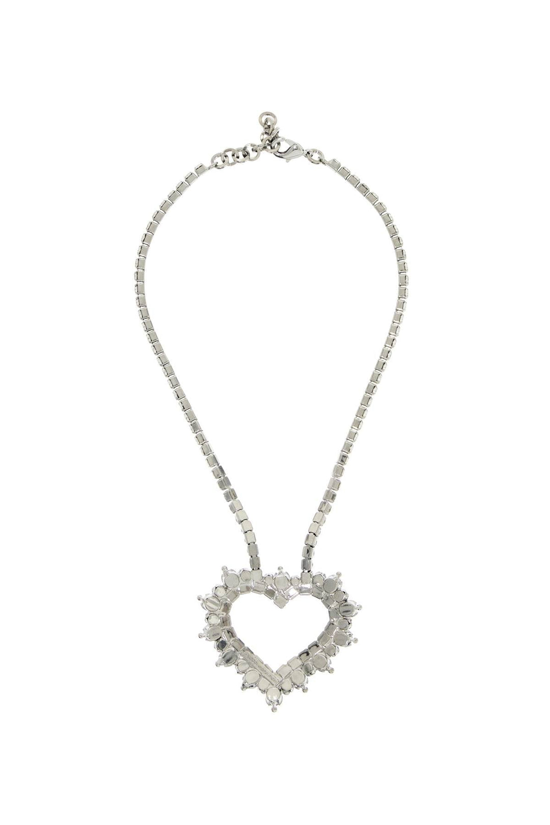 Necklaces & Pendants - Alessandra Rich Necklace With Heart Pendant - 242368ABG000002 - 0001 - os - Ask Me Wear