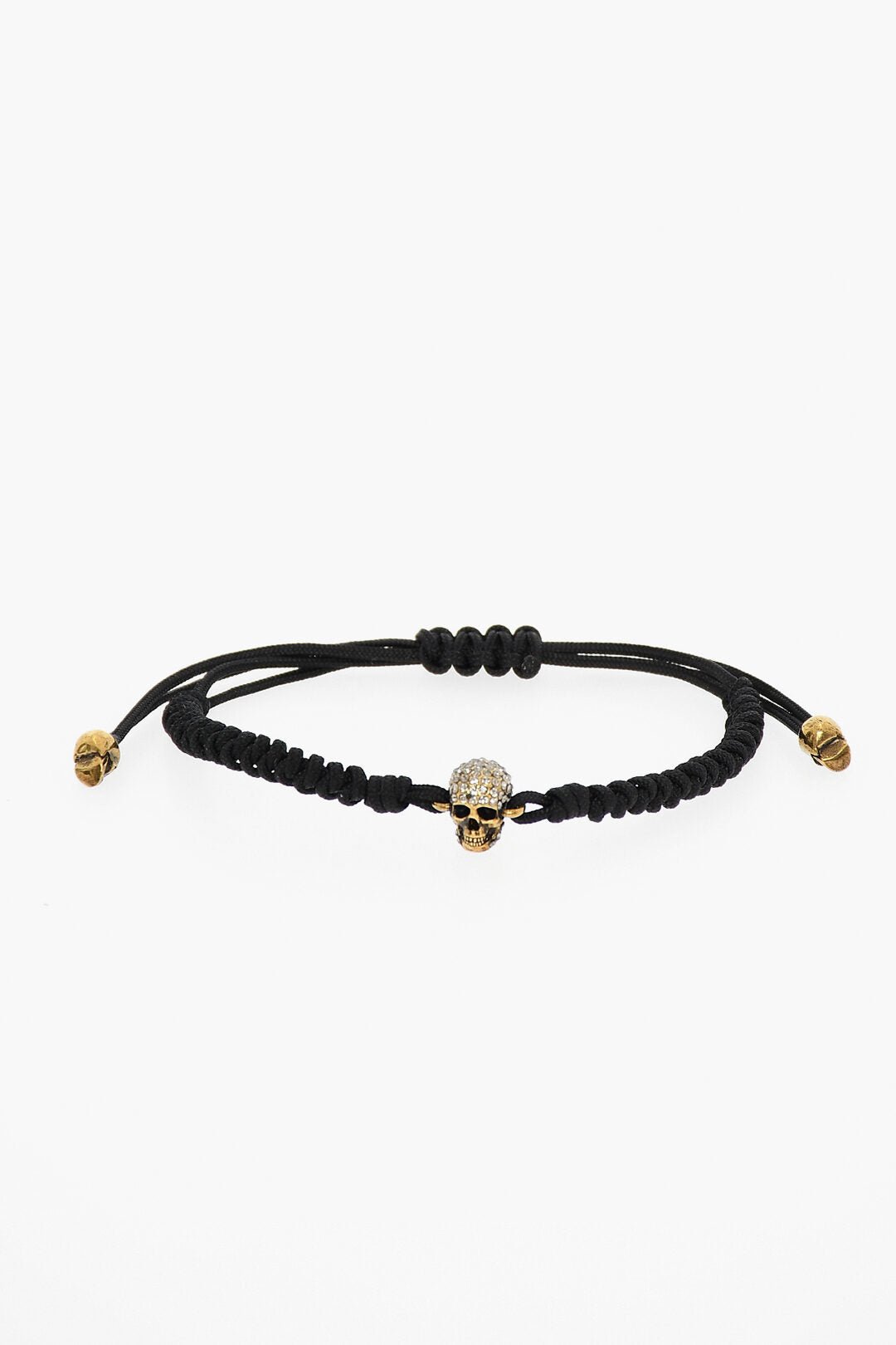 Other - Alexander McQueen Adjustable PAVE SKULL Bracelet with Rhinestone Charm - 8107729420 - Ask Me Wear