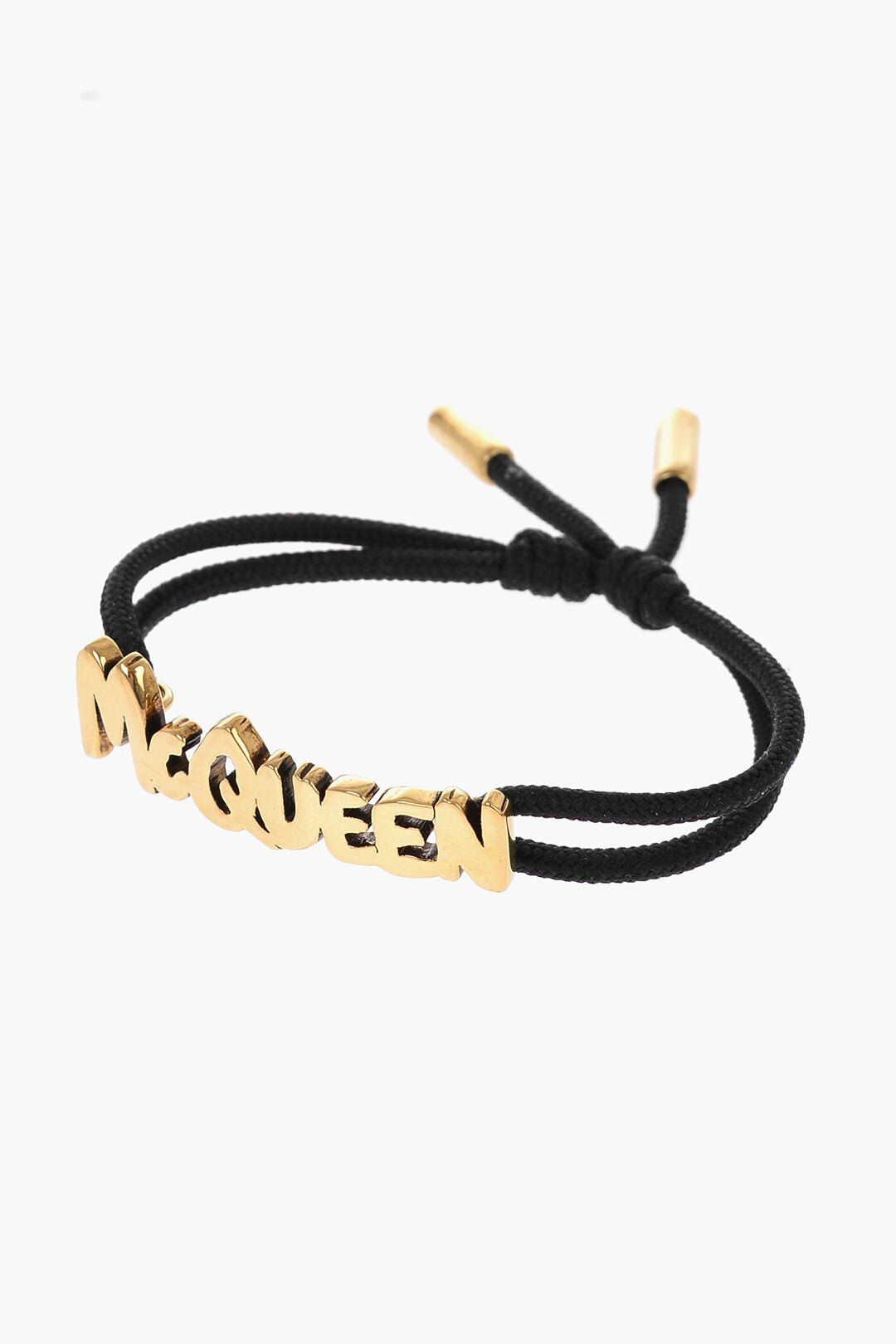 Other - Alexander McQueen Adjustable Rope GRAFFITI Bracelet with Golden Effect Logo - 8107729403 - Ask Me Wear