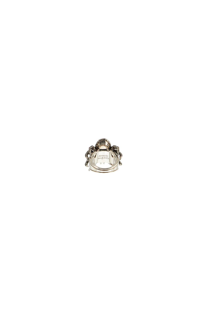 Rings - Alexander Mcqueen Antique Silver Spider Ring In - 242527FBG000003 - 1500 - 17 - Ask Me Wear