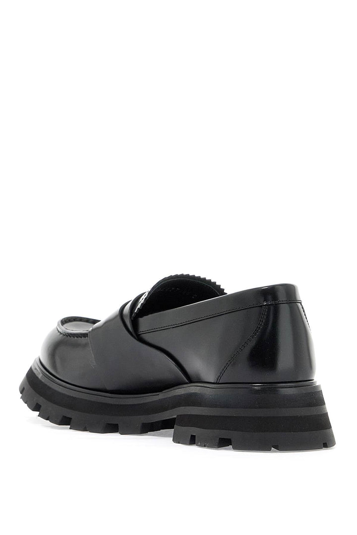 Shoes - Alexander Mcqueen Brushed Leather Wander Loafers For - 242527LMO000002 - 1081S - 40 - Ask Me Wear