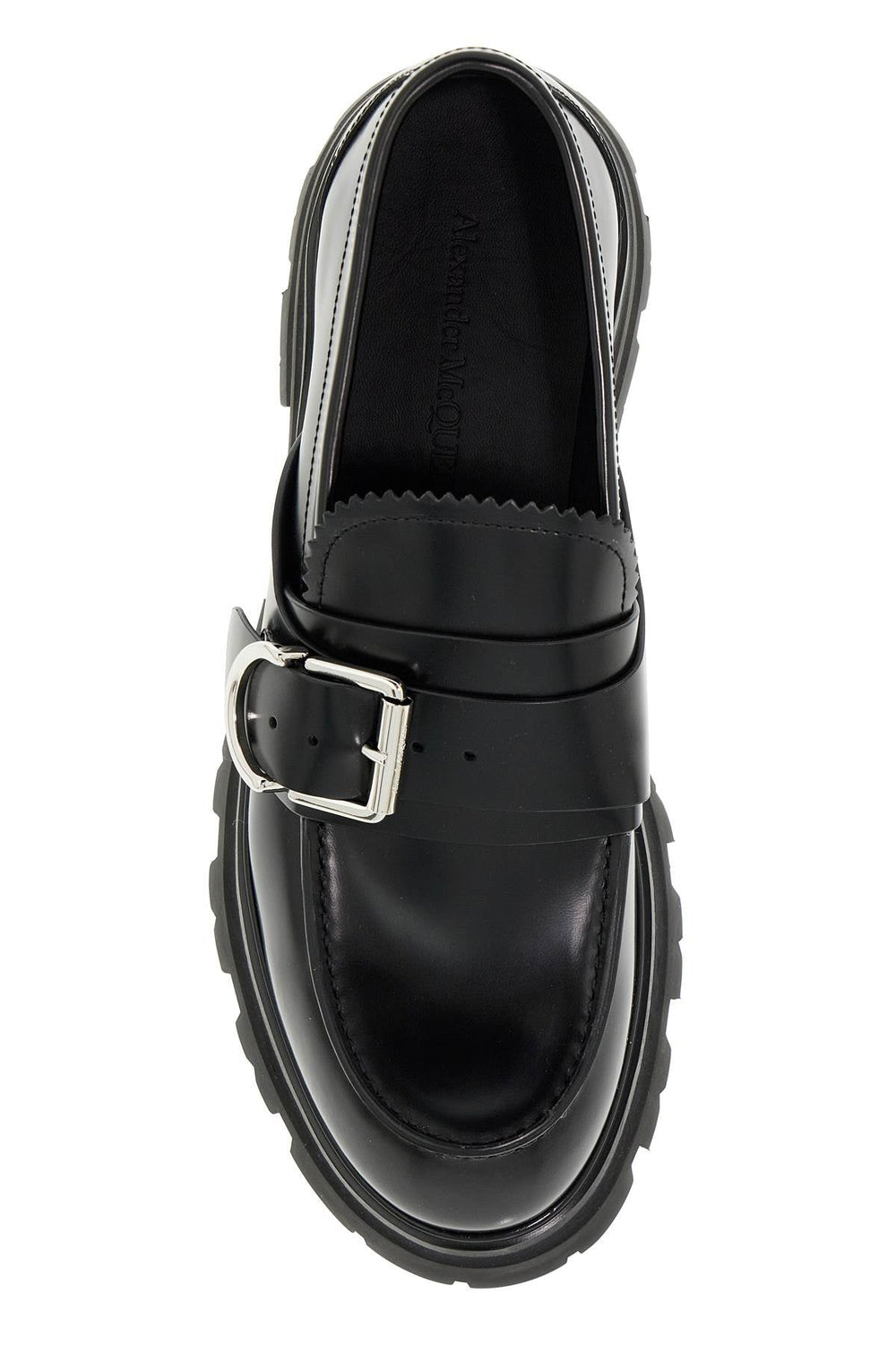 Shoes - Alexander Mcqueen Brushed Leather Wander Loafers For - 242527LMO000002 - 1081S - 40 - Ask Me Wear