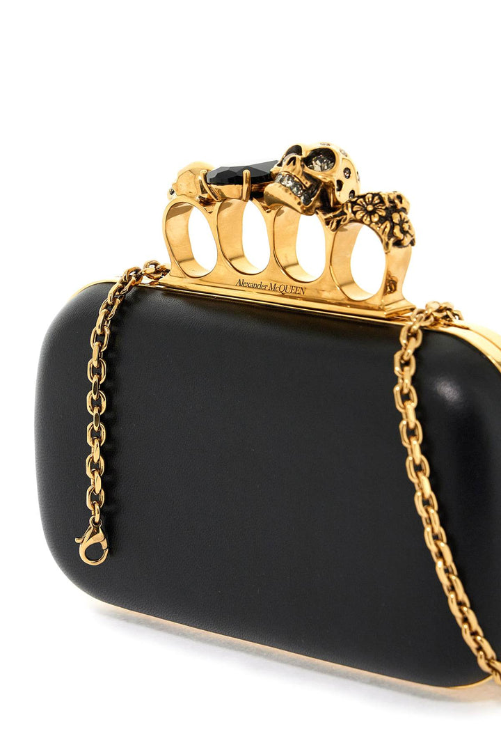 Bags - Alexander Mcqueen Chain Clutch With Knuckle - 242527ABS000005 - 1000 - os - Ask Me Wear