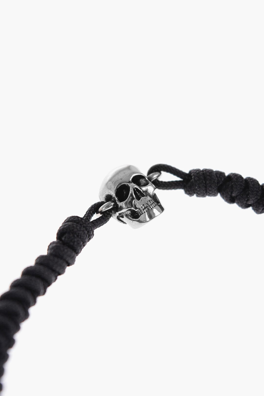 Other - Alexander McQueen Cord SKULL FRIENDSHIP Bracelet with Adjustable Closure - 8106568422 - Ask Me Wear