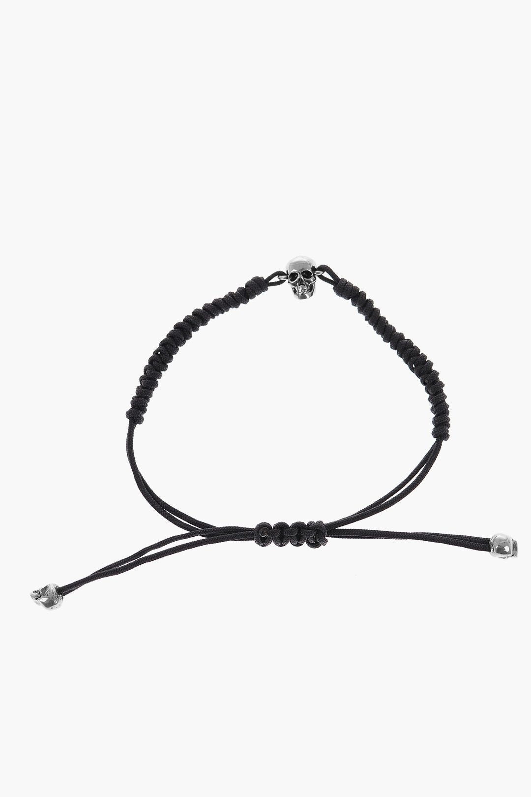 Other - Alexander McQueen Cord SKULL FRIENDSHIP Bracelet with Adjustable Closure - 8106568422 - Ask Me Wear