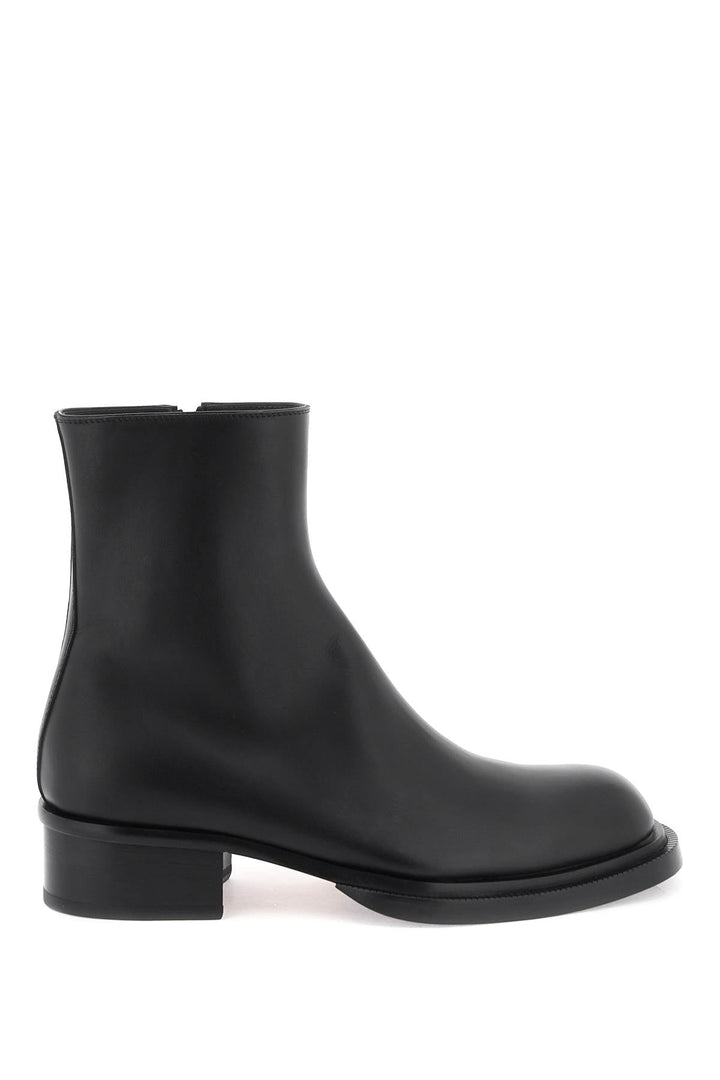 Shoes - Alexander Mcqueen Cuban Stack Ankle Boots - 232527LSV000003 - 1000 - 40 - Ask Me Wear