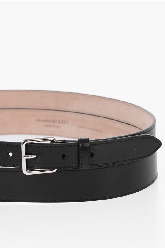 Accessories - Belts - Alexander McQueen Double Leather Belt 60mm - 2116705491925 - Ask Me Wear