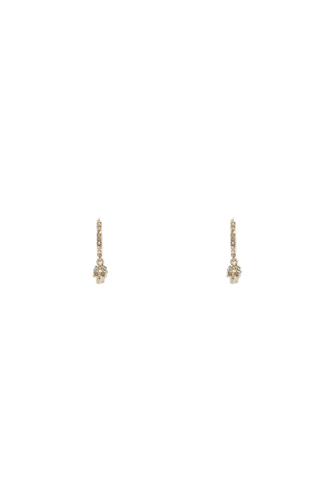 Earrings - Alexander Mcqueen Earrings With Hoopskull - Shaped - 242527AGL000001 - 7286G - os - Ask Me Wear