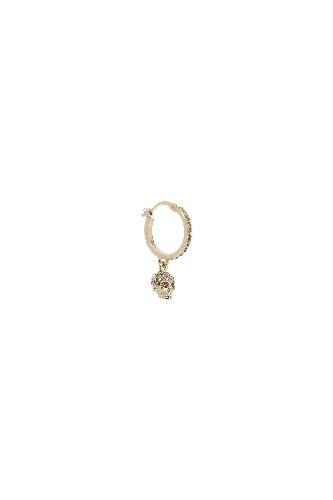 Earrings - Alexander Mcqueen Earrings With Hoopskull - Shaped - 242527AGL000001 - 7286G - os - Ask Me Wear