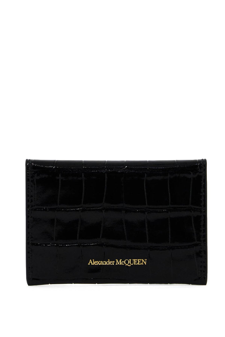 Bags - Alexander Mcqueen Envelope Skull Cardholder - 242527APC000001 - 1000 - os - Ask Me Wear