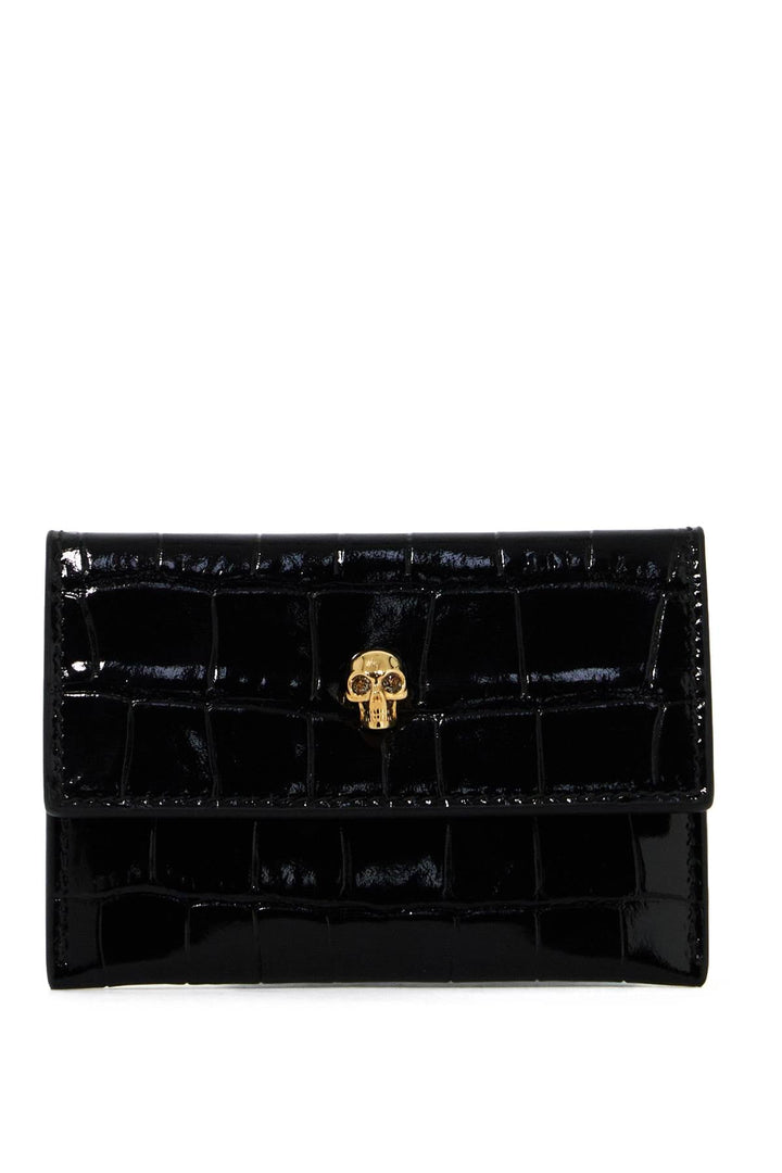 Bags - Alexander Mcqueen Envelope Skull Cardholder - 242527APC000001 - 1000 - os - Ask Me Wear