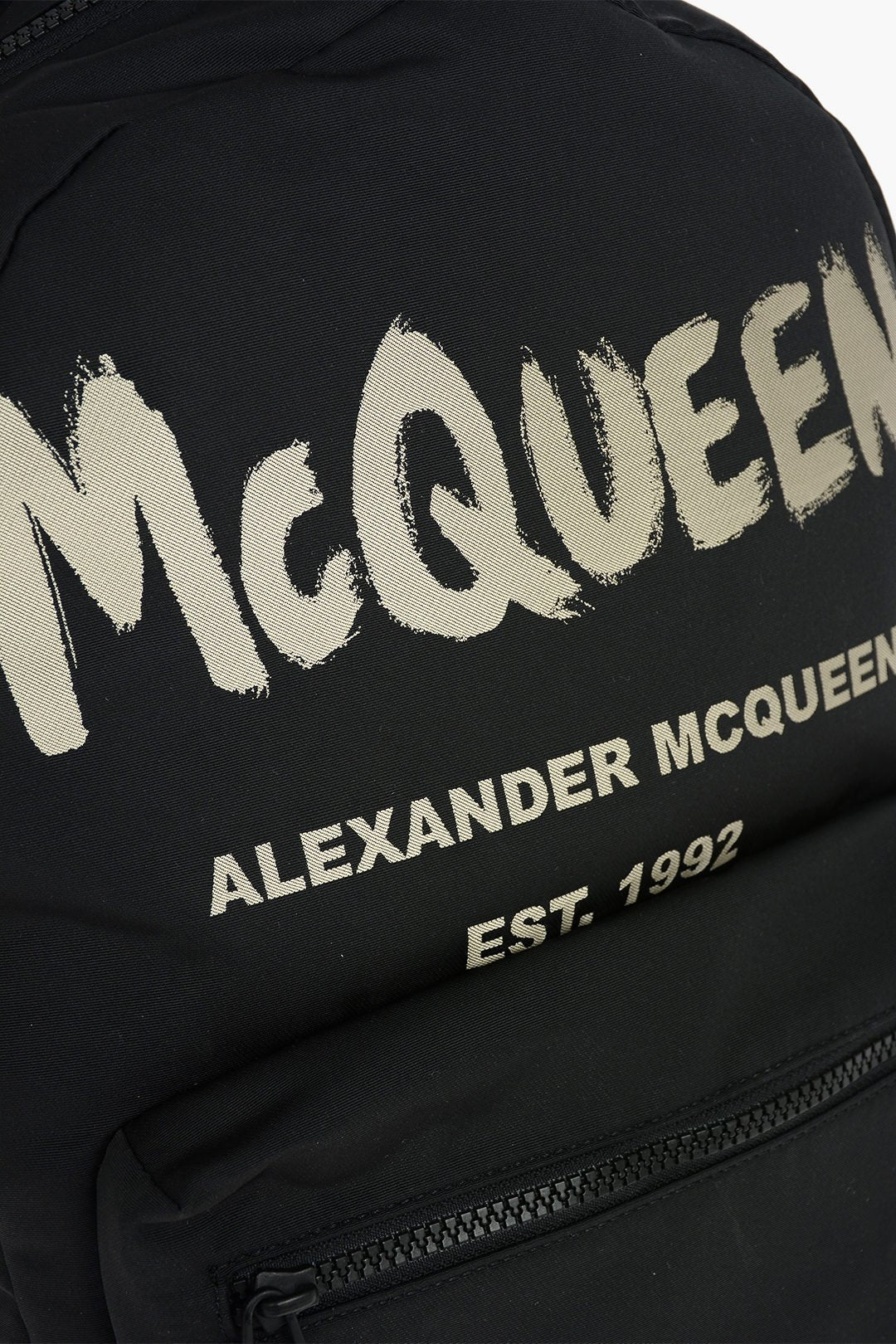 Bags - Alexander McQueen Fabric METROPOLITAN GRAFFITI Backpack with Logo Print - GC320220900001 - Ask Me Wear