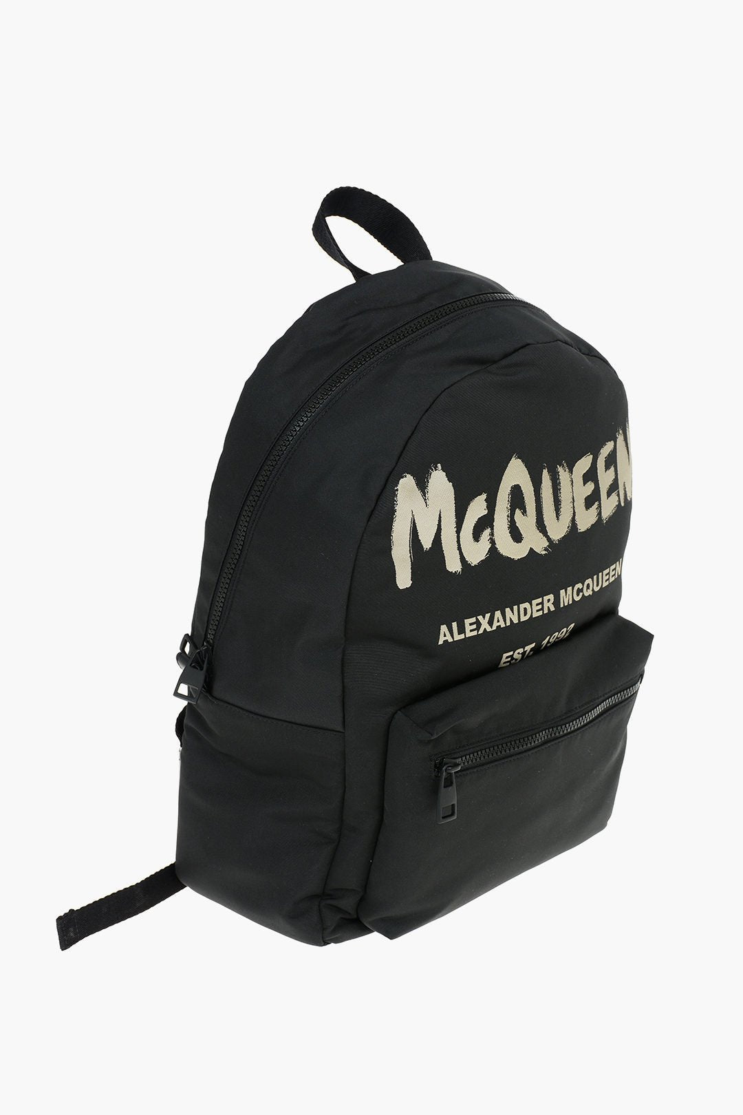 Bags - Alexander McQueen Fabric METROPOLITAN GRAFFITI Backpack with Logo Print - GC320220900001 - Ask Me Wear