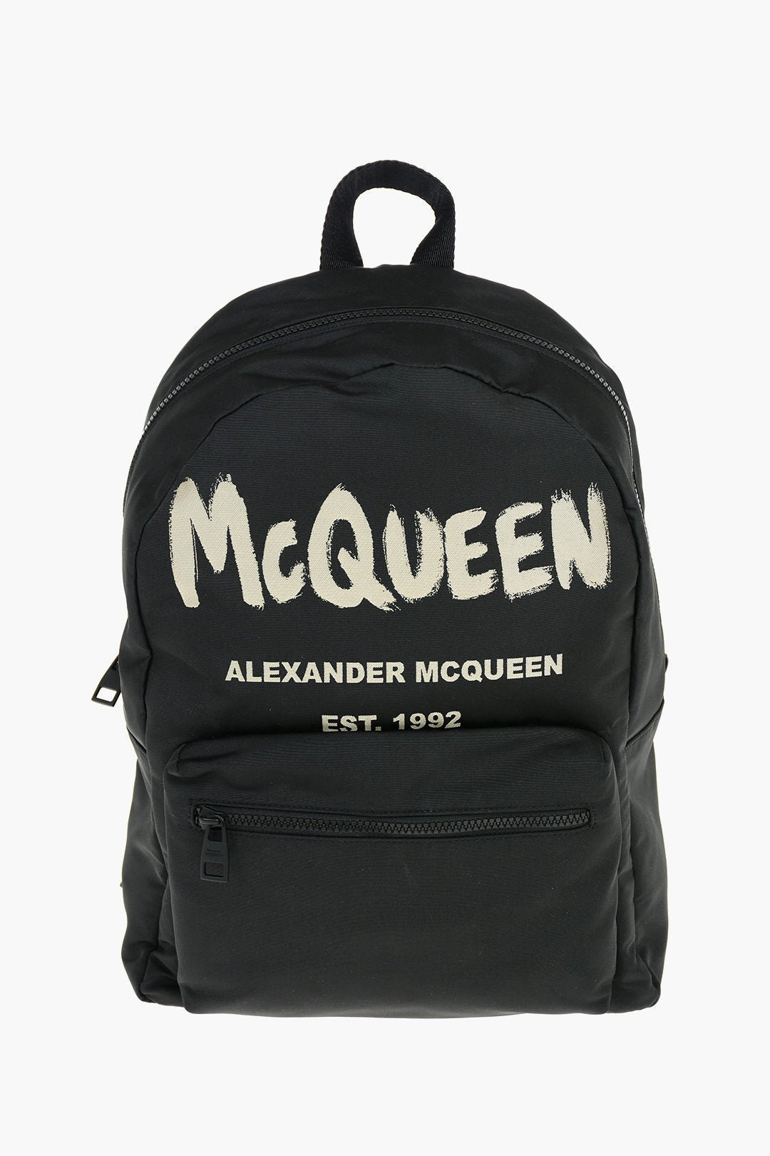 Bags - Alexander McQueen Fabric METROPOLITAN GRAFFITI Backpack with Logo Print - GC320220900001 - Ask Me Wear