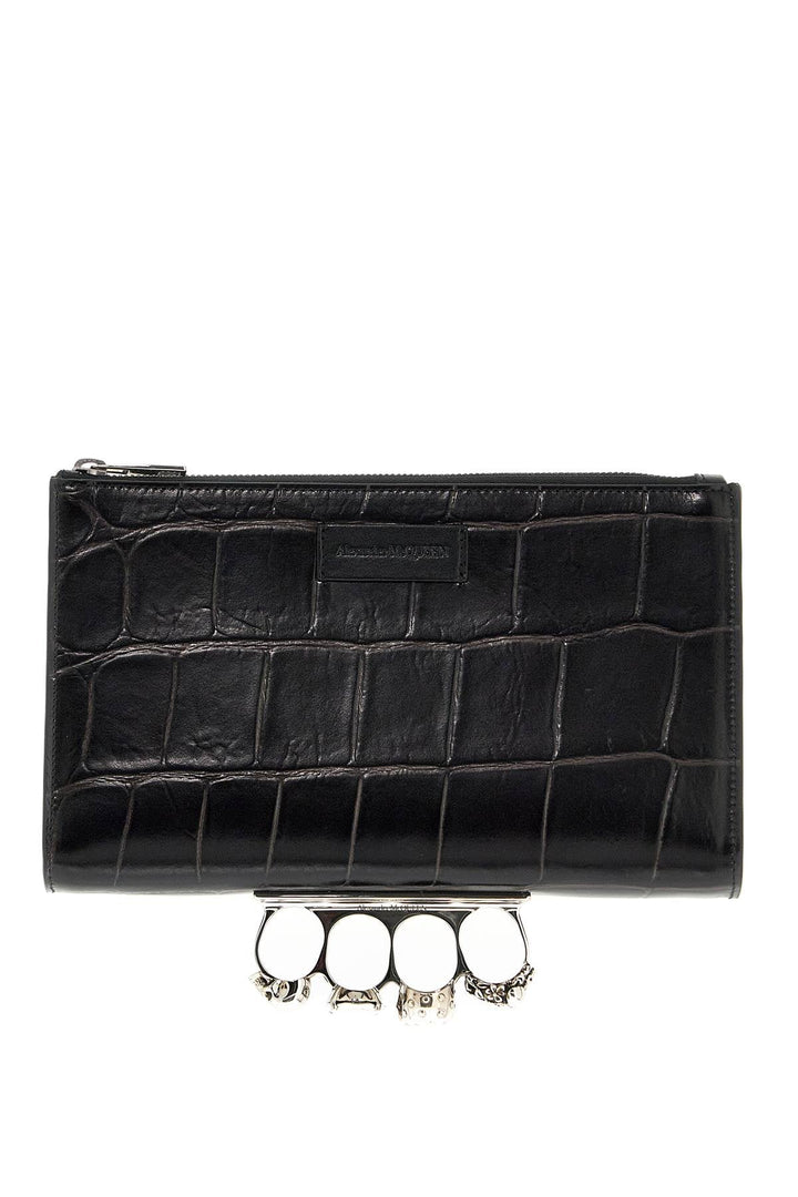 Bags - Alexander Mcqueen Four Rings Pouch - 242527FBS000002 - 1000 - os - Ask Me Wear