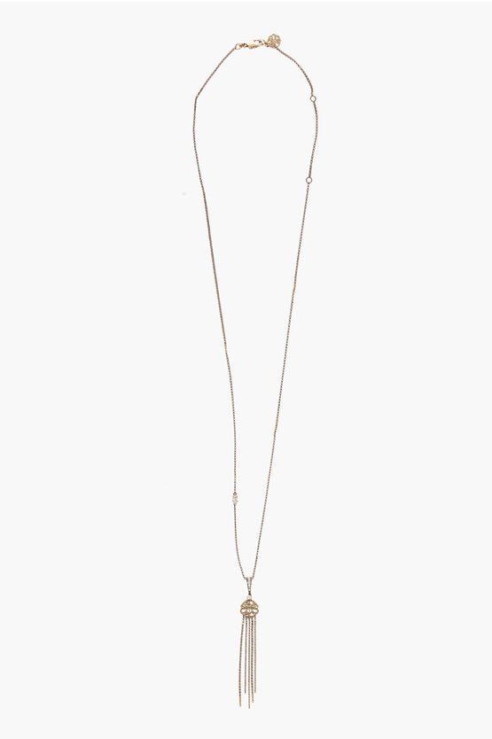 Necklace - Alexander McQueen Golden - Effect Necklace with Pendant - 8110653922 - Ask Me Wear