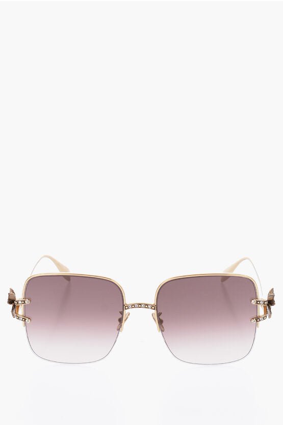 Accessories - Sunglasses - Alexander McQueen Gradient Lens Sunglasses with Rhinestone - 901612589503 - Ask Me Wear