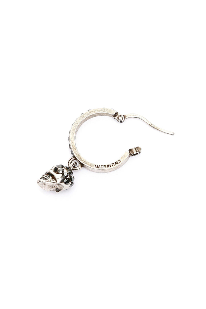 Earrings - Alexander Mcqueen Hoop Earrings With Skull Pendant - 242527AGL000003 - 1177J - os - Ask Me Wear