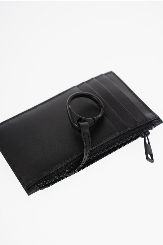 Accessories - Wallets & Card Holders - Alexander McQueen Leather Card Holder With Front - Logo - 8102370903 - Ask Me Wear