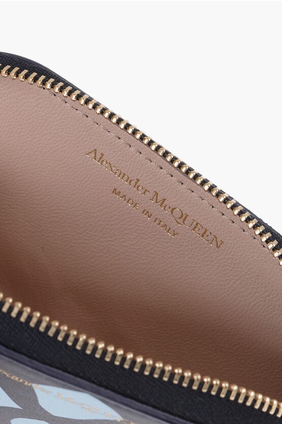 Accessories - Wallets & Card Holders - Alexander McQueen Leather Coin Holder with Golden Chain - 901360490440 - Ask Me Wear