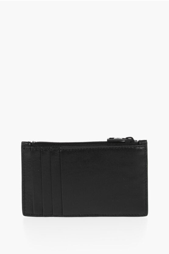 Accessories - Wallets & Card Holders - Alexander McQueen Leather Coin Holder With Logo - GC120240600374 - Ask Me Wear