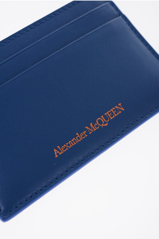 Accessories - Wallets & Card Holders - Alexander McQueen Leather Solid Color Card Holder - GC120240600346 - Ask Me Wear