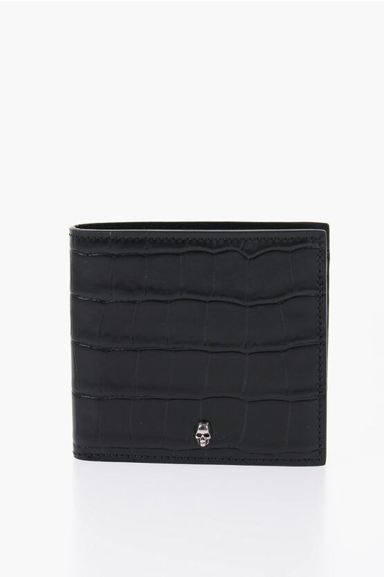 Accessories - Wallets & Card Holders - Alexander McQueen Leather Wallet with Logo - GC120240600345 - Ask Me Wear