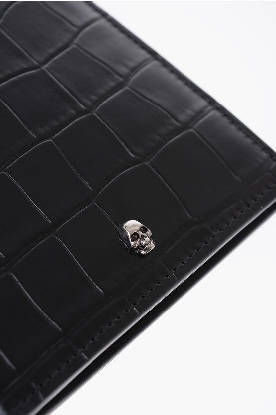 Accessories - Wallets & Card Holders - Alexander McQueen Leather Wallet with Logo - GC120240600345 - Ask Me Wear