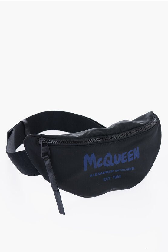 Bags - Alexander McQueen Logoed Belt Bag with Buckle Closure - GC320231000121 - Ask Me Wear