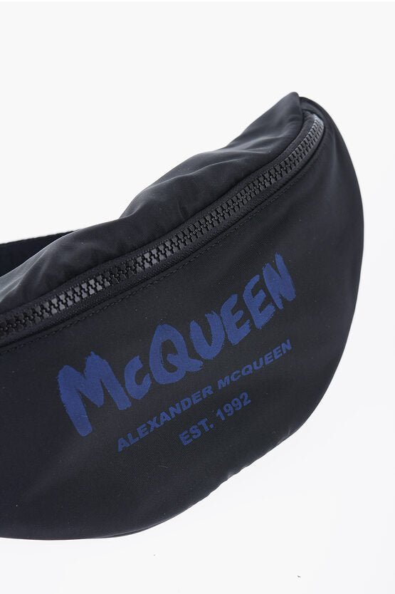 Bags - Alexander McQueen Logoed Belt Bag with Buckle Closure - GC320231000121 - Ask Me Wear