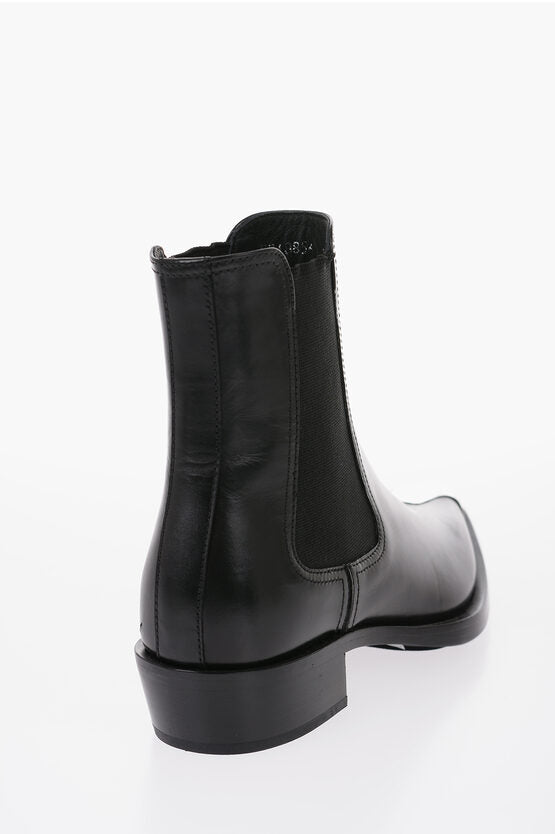 Shoes - Alexander McQueen Pointed LeatherChelsea Boots - 8110627972 - Ask Me Wear