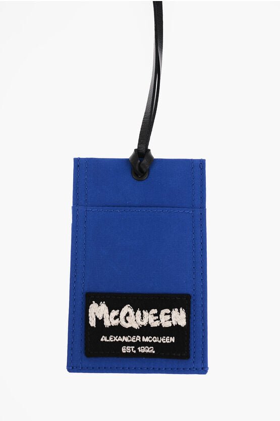 Accessories - Wallets & Card Holders - Alexander McQueen Polyester Neck Card Hoder - 8099620278 - Ask Me Wear